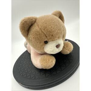 Vintage Eden Laying 12" Plush Baby Bear Pastel Musical Wind Up Lullaby